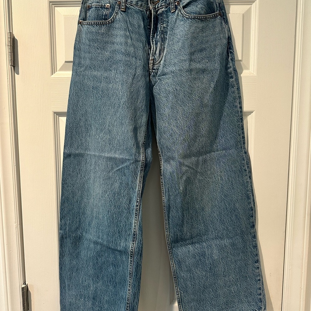 Abercrombie & Fitch Ultra Loose Low Rise Jeans - Picture 3 of 8